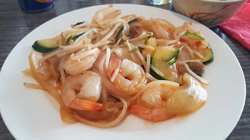 Wok Crevettes Sauce Piquante